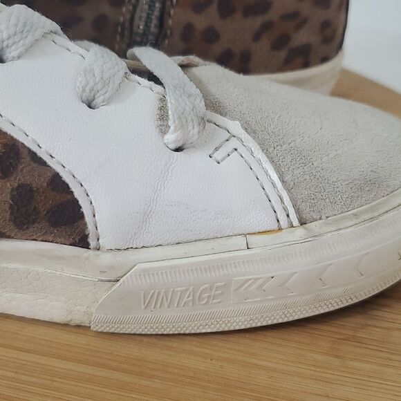 Vintage Havana Dina High-Top Sneaker Leopard Print Studded Women's 7.5 - Picture 7 of 13